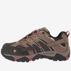 Merrell Women's Moab 2 Vent Size 8.5 Boulder Brown Waterproof CT Work Shoes NEW